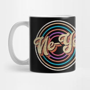 vintage circle line color Ne-Yo Mug